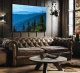 "Blue Layers" - HD Metal Print