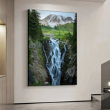 "Skyline Waterfall View" - Mount Rainier NP